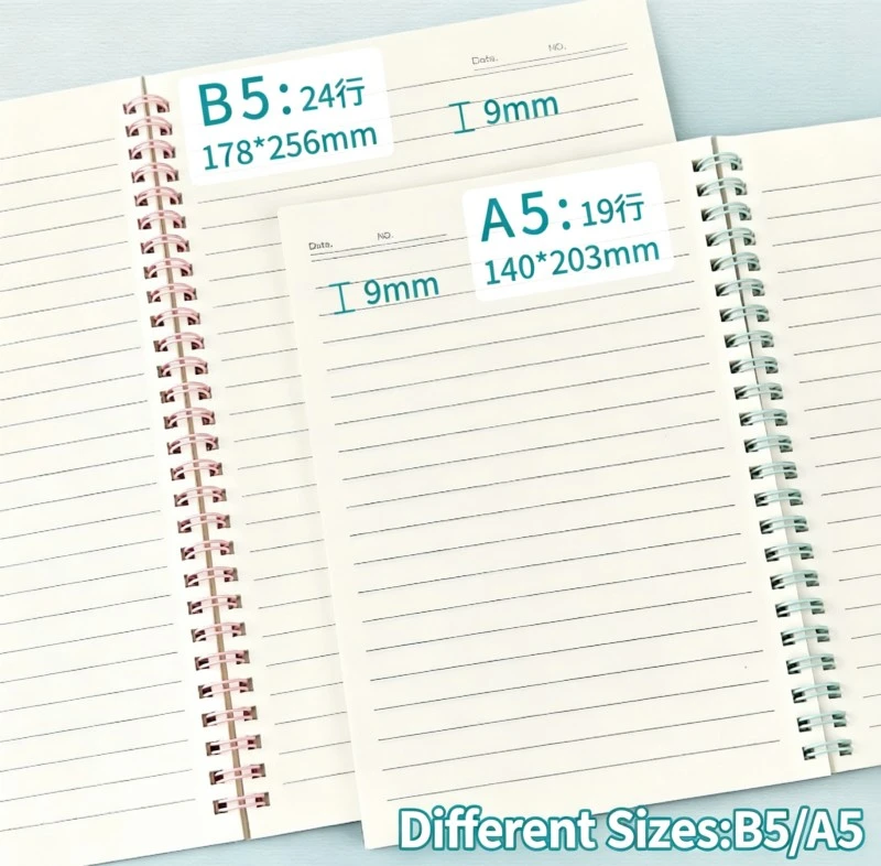 Colorful Spiral Notebook for Everyday Writing