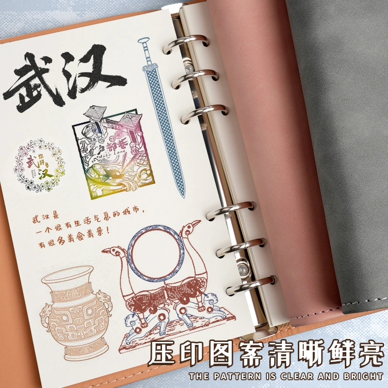 Loose leaf planner binder for notes and planning